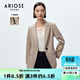 艾諾絲雅詩(shī)ARIOSEYEARS春秋款高級感墊肩收腰西裝外套上衣女20221337 燕麥色 M