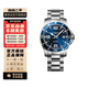 【二手99新】浪琴(Longines)瑞士手表 康卡斯系列 運動(dòng)系列 二手浪琴男表 【41機械藍盤(pán)】L3.742.4.96.6