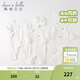 戴維貝拉（DAVE＆BELLA）初生滿(mǎn)月禮物實(shí)用送禮用品嬰兒衣服新生兒禮盒套裝寶寶嬰幼兒服裝 淺藍色 59cm （建議身高52-59cm）