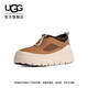 UGG夏季新款男女同款厚底網(wǎng)面款抽繩休閑鞋1174995CTJ|栗色/茉莉白37