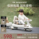 貝易BEIESTATE皇室扭扭車(chē)帶拖斗兒童1-3歲輕音防側翻溜溜車(chē)寶寶禮物  卡其色