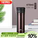 膳魔師（THERMOS）保溫杯470ml高真空大容量男女士?jì)和莶杷覶CMK-500 CBW