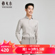 雅戈爾（YOUNGOR）襯衫男士春夏青年男長(cháng)袖襯衫條紋襯衫商場(chǎng)同款 棕色條紋 41