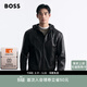 雨果博斯BOSS【羊皮革】 男士26年春季新款羊皮革皮衣 001-黑色 L (50)