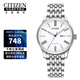 西鐵城（CITIZEN）商務(wù)簡(jiǎn)約防水雙歷顯示經(jīng)典自動(dòng)機械男士腕表 NH8350-59B