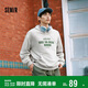 森馬（Semir）[商場(chǎng)同款]連帽衛衣男2025春時(shí)尚印花情侶上衣寬松101125116218