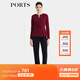 PORTS寶姿女裝早秋新款簡(jiǎn)約百搭通勤小腳褲經(jīng)典商務(wù) 黑色 L (8)