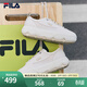 FILA 斐樂(lè )女鞋楊冪同款巖石鞋百搭帆布鞋2024夏季新款運動(dòng)鞋厚底鞋 泡沫白-WG 37.5