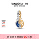 潘多拉（PANDORA）雙色日月組合吊飾創(chuàng  )意飾品配件diy串珠生日禮物送女友 雙色日月組合吊飾 均碼