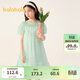 巴拉巴拉兒童連衣裙2024夏裝大童女童裙子國風(fēng)紗裙甜美泡泡袖208224111040