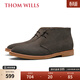 THOM WILLS沙漠靴英倫反絨真皮男靴Desert boot馬丁靴短靴 深灰反絨E039-Y1 42 /8碼