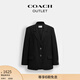 蔻馳（COACH）奧萊女士旋鎖扣件西裝外套 黑色 S