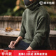 馬登工裝 美式復古純色保暖高領(lǐng)針織衫馬海毛毛衣春季個(gè)性打底衫男 軍綠色 2XL