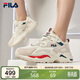 FILA 斐樂(lè )官方TRACER 女子老爹鞋2025年透氣休閑百搭網(wǎng)面跑步鞋