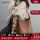 viney水桶包包女包牛皮腋下包大容量斜挎包生日禮物送女友老婆 【焦糖】高檔實(shí)用輕奢單肩托特包