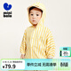 迷你巴拉巴拉夏季新款男童女童純棉兒童防曬服網(wǎng)眼外套透氣寬松防涼空調衫 白黃色調00313 120