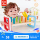 Hape木質(zhì)玩具  堆堆樂(lè )木制敲打臺敲棒臺幼兒園早教玩具1-3歲男孩女孩 E0506 彩虹敲敲臺