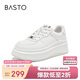 百思圖26春小白鞋時(shí)尚簡(jiǎn)約戶(hù)外女休閑運動(dòng)鞋V0048AM6 白色 37