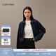Calvin KleinJeans秋季女士經(jīng)典潮流復古美式ck拉鏈翻領(lǐng)短款潮殼牛仔外套 1BJ-牛仔深藍 XS