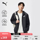 彪馬（PUMA）防風(fēng)拒水防曬UPF50+休閑外套男女情侶春季運動(dòng)夾克631785 黑色-01 L (180/100A)