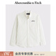Abercrombie & Fitch美式通勤高級感府綢舒適條紋長(cháng)袖襯衫25秋冬男裝125-5223 白色 XL (180/116A)