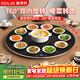 富得萊暖菜板2026新款 加熱菜板 飯菜保溫板 多功能電熱板 家庭用餐桌轉盤(pán)神器