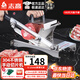 志高（CHIGO）切肉片機 切肉機家用商用304不銹鋼小型手動(dòng)切牛羊肉卷切片神器涮火鍋凍肉肥牛薄片切片機刨肉機 【升級款】0-15mm可切丨加厚304丨刀片*2