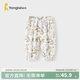 童泰（TONGTAI）嬰兒褲子夏季薄款男女寶寶長(cháng)褲休閑外出燈籠束口褲兒童防蚊褲 飛鳥(niǎo)綠（竹棉小暗格紗布） 90 cm