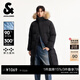 杰克·瓊斯（JACK&JONES）男裝冬季羽絨服中長(cháng)款抽繩連帽毛領(lǐng)純色通勤百搭外套225412068 E40黑色 M （175）