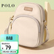 POLO斜挎包女休閑包包女包單肩包時(shí)尚百搭手機包防潑水牛津布送女友