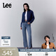 Lee【張凌赫代言】商場(chǎng)同款美顏牛仔427標準高腰喇叭女牛仔褲潮流 中淺藍 29