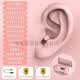 隱藏式耳機超米粒蔽特小藍2024新款無線形迷你降噪超小助聽器睡眠 可愛粉超小隱形+真無痛+試 頂配版-影院音效+超長續(xù)航+