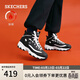 斯凱奇（Skechers）秋冬高幫鞋女厚底松糕保暖舒適百搭167569 BBK全黑色 40 