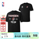 NBA楊瀚森球衣籃球服波特蘭開(kāi)拓者男女同款紀念T恤短袖上衣t恤 黑色(楊瀚森) L