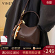 viney牛皮單肩包包女包品牌斜挎包高級感生日禮物送女友老婆 【咖色】實(shí)用高級感腋下包 輕奢時(shí)尚百搭時(shí)尚休閑洋氣手提包