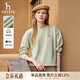 哈吉斯（HAZZYS）女裝 秋季女士【PHIZ系列】純棉休閑風(fēng)落肩衛衣女 淺綠色LG L (165/88A 40)
