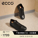 愛(ài)步（ECCO）26年春季新款輕盈舒適高端輕奢休閑板鞋男 柔酷560114 黑色42