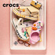 卡駱馳（CROCS）洞洞鞋貝雅卡駱班輕便耐磨一腳蹬休閑鞋|205089 白/深藍-126 37 /38(230mm)