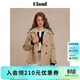 ELAND【無(wú)氟防水】衣戀風(fēng)衣外套女純棉舒適上衣外套2025夏季新款 棕色(85)Brown M