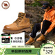 駱駝牌 經(jīng)典登山戶(hù)外大黃靴男馬丁靴戶(hù)外工裝鞋 P15W379009 沙漠黃 39