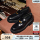 思加圖楊冪同款2026小海鷗爵士樂(lè )福鞋皮鞋EEZ22AA6 墨石黑 36