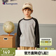 Champion冠軍男女童長(cháng)袖T恤2026春季新品大小童親子薄舒適插肩兒童上衣