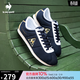 樂(lè )卡克（Le coq sportif）【蒙貝利爾】法國公雞男女春秋輕便透氣運動(dòng)休閑鞋 深藍/白 38
