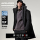 杰克·瓊斯（JACK&JONES）AIZAWA設計師聯(lián)名冬季新款中長(cháng)款潮流百搭羽絨服22541201 E43純黑色 M （175）