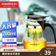 金灶（KAMJOVE）茶道杯飄逸杯大容量泡茶壺耐熱玻璃杯辦公室過(guò)濾茶具花茶壺TP-757 700ml