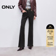 ONLY2025冬季新款雙粒紐扣門(mén)襟約克線(xiàn)剪裁顯瘦微喇牛仔褲女|125432014 H11 黑色水洗 L L標準褲長(cháng)