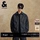 杰克·瓊斯（JACK&JONES） 男生2025年冬季款羽絨服翻領(lǐng)衣身鋼印日常外套通勤上衣225323008