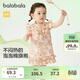 巴拉巴拉嬰兒連衣裙女童裙子寶寶公主裙2024夏裝國風(fēng)可愛(ài)活潑208224111030