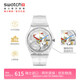 斯沃琪（Swatch）瑞士手表 Clear煥新 Gent 潮流禮物男女學(xué)生石英表SO28K100-S06