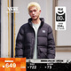 VANS范斯官方 男女情侶羽絨夾克多口袋外套 黑色 M含絨量：220g